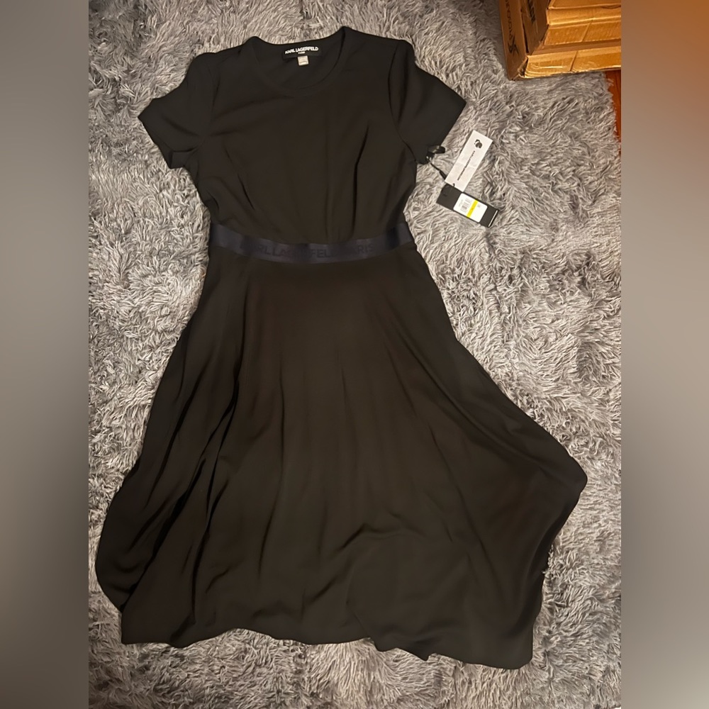 Karl Lagerfeld Black Dress